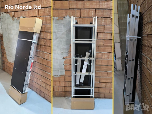 Скеле-стълба алуминиево 2х6 до 150кг, снимка 9 - Други инструменти - 54158486