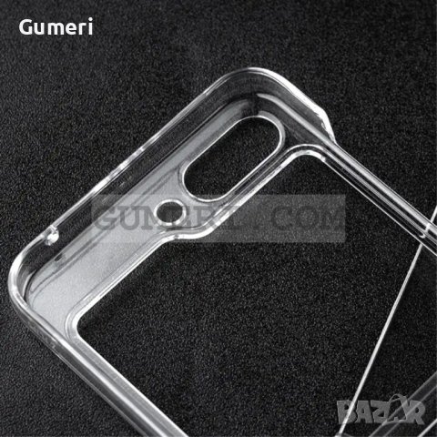 Samsung Galaxy Z Flip5 5G Предпазен Гръб - Прозрачен, снимка 8 - Калъфи, кейсове - 42209344