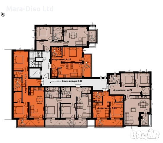 Двустаен на 100м от морето в гр.Поморие