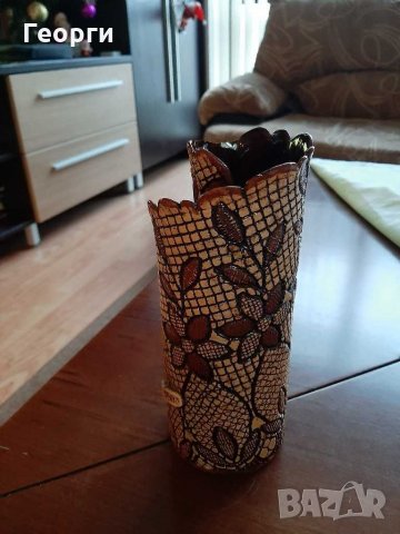 Керамична ваза, снимка 3 - Вази - 31180091
