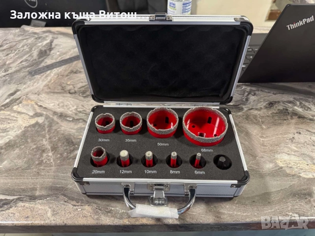 Диамантени Боркорони RED Technic RTZOD0046 10 части, снимка 3 - Други инструменти - 52823185