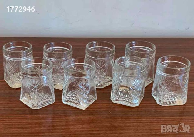 Стъклени чаши 200мл, 8 броя + подарък, снимка 7 - Чаши - 42593009