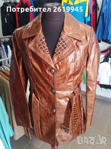 Кожено яке- естествена кожа ., снимка 6 - Якета - 30295391
