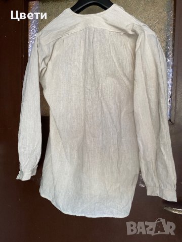 Автентична мъжка риза - кенар, снимка 5 - Антикварни и старинни предмети - 42110308