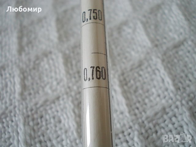 Ареометър 0.680 - 0.760 с термометър GDR, снимка 9 - Медицинска апаратура - 30394141