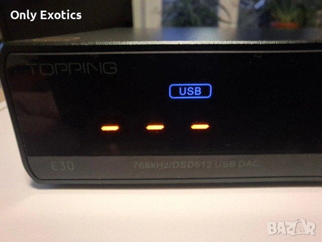 Topping E30 back DAC цап 768khz / DSD512 / usb dac, снимка 15 - Аудиосистеми - 53136145