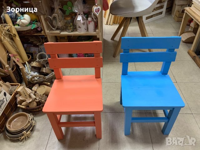 Детско дървено столче , снимка 4 - Други - 32403180