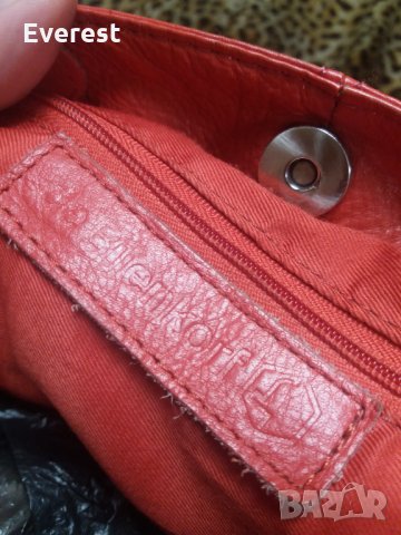 ПРОМО! Естествена кожа чанта, голяма червена, тип ТОРБА, снимка 11 - Чанти - 31573722
