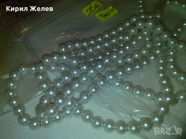 БЕЛИ ПЕРЛИ РЕТРО СТИЛ ГЕРДАН ОГЪРЛИЦА КОЛИЕ 13833, снимка 5 - Колиета, медальони, синджири - 29636705