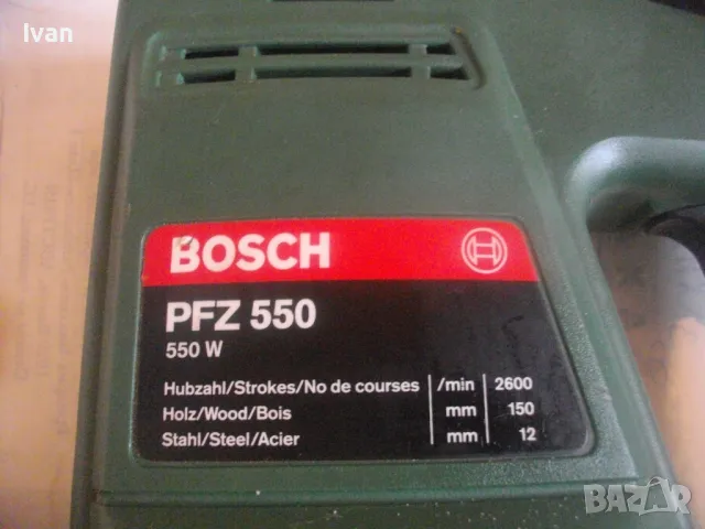 НОВ 550W BOSCH SCINTILA SA ШВЕЙЦАРСКИ ОРИГИНАЛЕН САБЛЕН РЕЦИПРОЧЕН ТРИОН ЕЛЕКТРИЧЕСКА НОЖОВКА БОШ , снимка 8 - Други инструменти - 48789864
