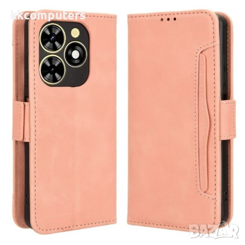 TECNO Spark Go 2024 4G / Spark 20 / Spark 20C / Pop 8 Wallet3 Кожен Калъф и Протектор, снимка 5 - Калъфи, кейсове - 50952014