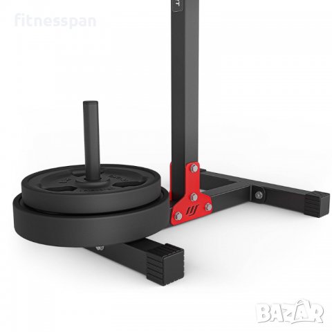 Стойки за клек с допълнителни тръби за редене на дискове, снимка 6 - Фитнес уреди - 37561078