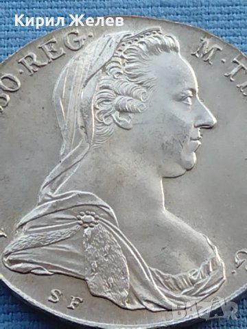Сребърна монета Австрия талер 1780г. Мария Терезия от Хабсбург 40382 , снимка 9 - Нумизматика и бонистика - 42755861