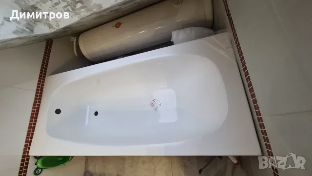 Акрилна вана за баня "LINEA" - 160см., снимка 3 - Душ кабини и вани - 56523155