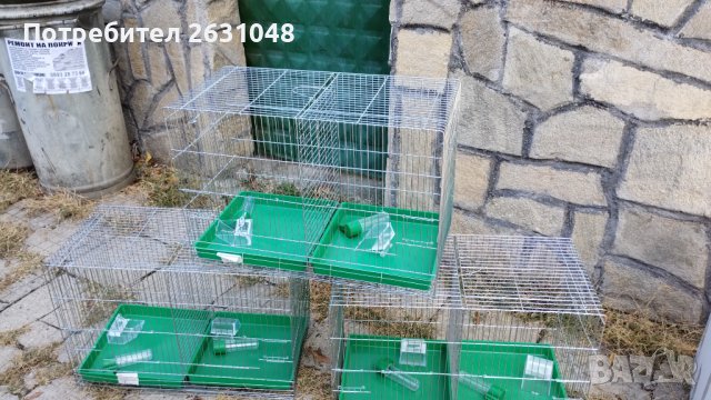 Клетка за канарчета двойна голяма XL , и за други птици, снимка 12 - Папагали - 38385741