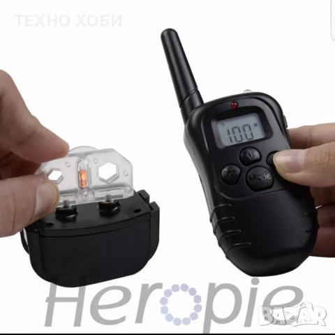 Електронен нашийник за куче, ВОДОУСТОЙЧИВ, ПОТОПЯЕМ, до 300 метра обхват, снимка 8 - За кучета - 37001318