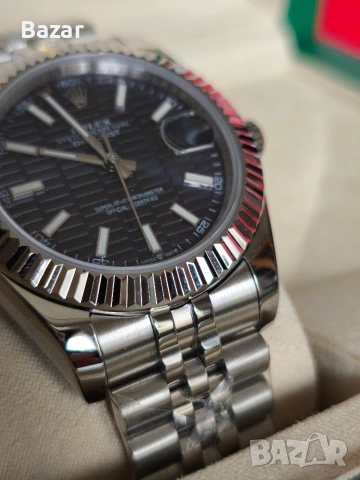 Rolex Datejust 41mm Автоматичен Часовник Пълен Комплект, снимка 7 - Мъжки - 53299216