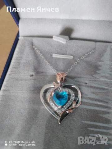 LAVUMO Колие за жени, сребро 925, снимка 4 - Колиета, медальони, синджири - 51148465