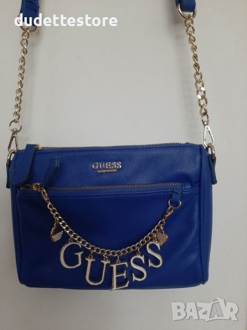 Оригинална чанта на GUESS синя