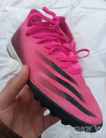Употребявани Детски Футболни Стоножки Adidas X Ghosted.4 TF – Номер 33.5 (33 1/2) ⚽ 