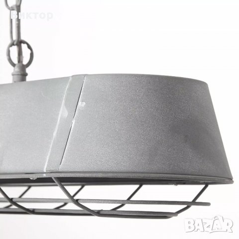 Голяма метална лампа индустриален стил от Brilliant FACTORY, снимка 3 - Лампи за таван - 31619292