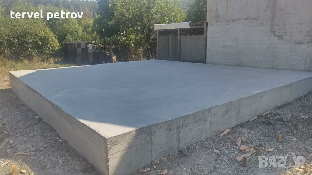 Фундамент, подпорни стени,огради. 