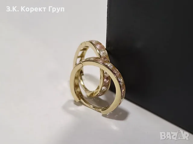 Дамски златни обеци 14К 585 / 1,54 гр.