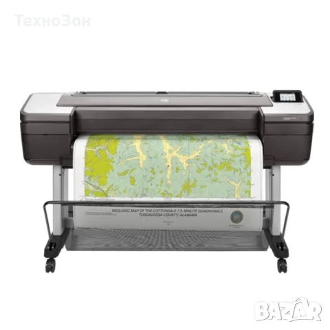 Плотер HP DesignJet T1700 PostScript, цветен, 44"(1118 mm), 2400 x 1200 dpi, 500 GB HDD