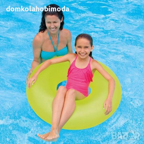 Надуваем пояс с флуоресцентни цветове. 91 см. Intex, снимка 3 - Надуваеми играчки - 40504837