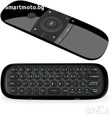 W1 Air mouse жироскоп клавиатура qwerty дистанционно управление, снимка 1