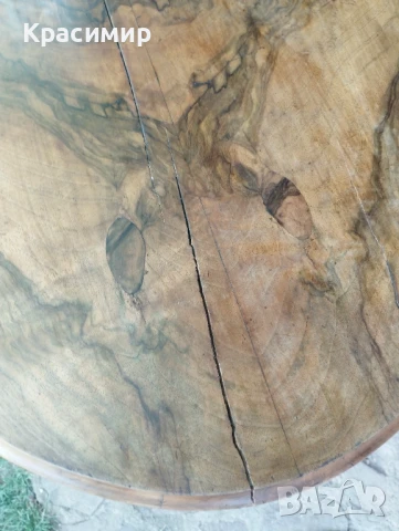 Маса с орехов фурнир, снимка 5 - Антикварни и старинни предмети - 50934796