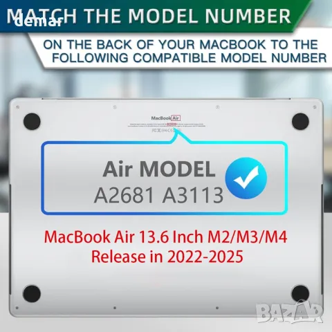 Магнитен екран за поверителност STARY за MacBook Air 13,6 инча (2022-2025, M2, M3, M4), снимка 9 - Друга електроника - 49688317