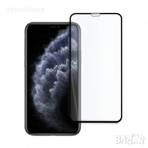 Стъклен протектор за iPhone 11Pro / X / XS 9D FullFace FullGlue Black лепило по цялата повърност