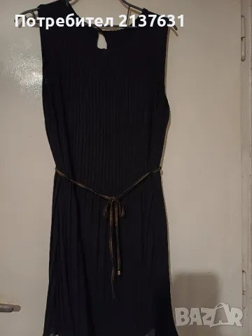 ДАМСКА  ЧЕРНА РОКЛЯ  СОЛЕЙ  - Размер М / L , снимка 1