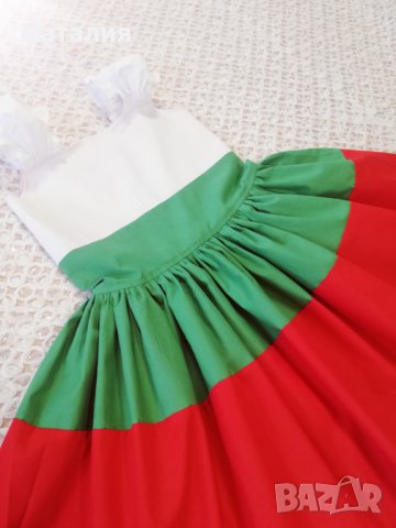 Рокля ЗНАМЕТО НА БЪЛГАРИЯ , снимка 4 - Детски рокли и поли - 39698952