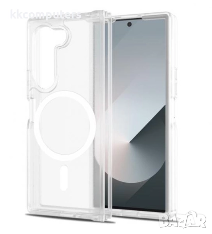 Калъф силикон мат MagSafe / Прозрачен / за Samsung Z Fold 6 Баркод : 3132983