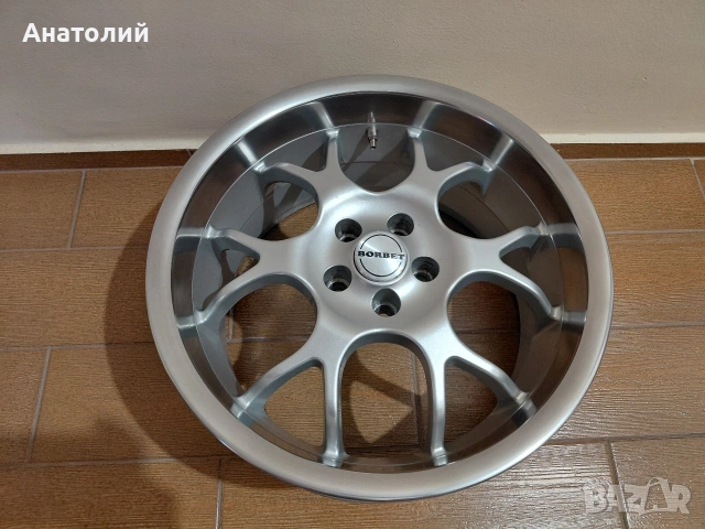 Джанти Borbet BS 5x100 R17 J8.5 ET35., снимка 2 - Гуми и джанти - 54287143