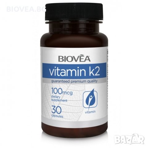 Хранителна добавка VITAMIN K2 100mcg 30 capsules, снимка 1 - Хранителни добавки - 30026034