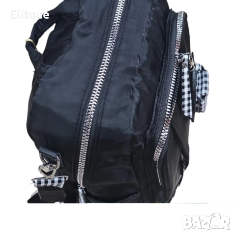 Раница от плат с интересни и удобни дръжки  , снимка 2 - Раници - 52905767
