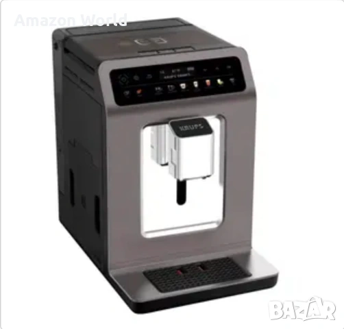 ‼️ Кафеавтомат Krups Evidance ONE EA895E10, 1450W, 15 bar, 2.3 л, Дисплей, Сив‼️ 