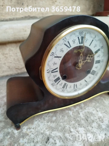 Стар каминен часовник, снимка 3 - Антикварни и старинни предмети - 51396980