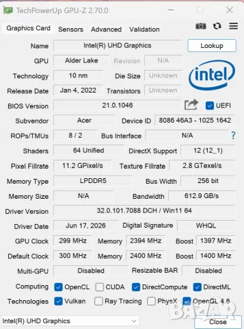 Notebook с 2.8k 90Hz OLED/ 10 ядрен Core i7/ 16GB LPDDR5/ 256GB/ 60 WHrs, снимка 10 - Лаптопи за дома - 56168551