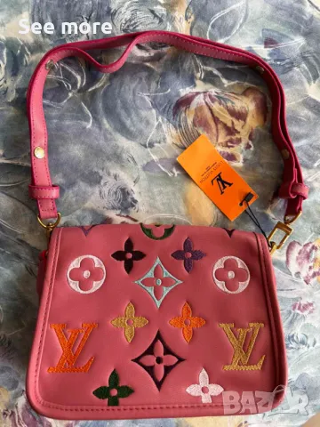 LOUIS VUITTON красота в розово, снимка 5 - Чанти - 47808493
