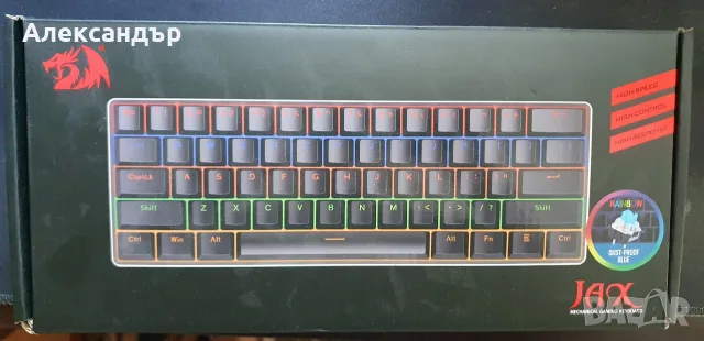 Механична клавиатура redragon jax k613-KB 