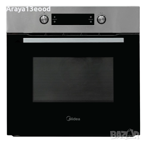 Фурна за вграждане Midea 65M90E3 IX - 70 л, енергиен клас A, телескопични водачи