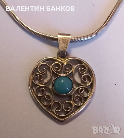 Сребърни колиета, снимка 3 - Колиета, медальони, синджири - 44177349