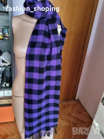 Вълнен шал Johnston of elgin, снимка 4 - Шалове - 48272576