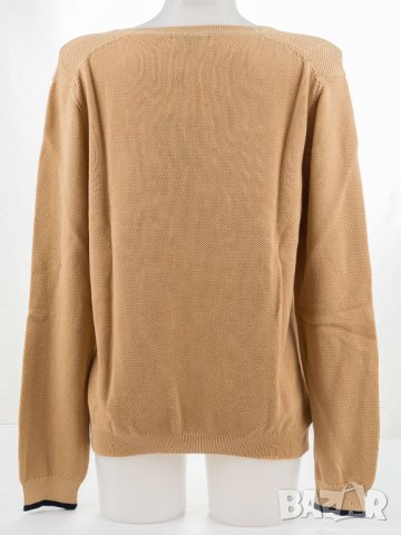 Дамски бежов пуловер от памук Sir Raymond Tailor - XL, снимка 3 - Блузи с дълъг ръкав и пуловери - 42823725