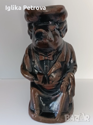 Ретро, винтидж,керамична кана, снимка 2 - Антикварни и старинни предмети - 51793534