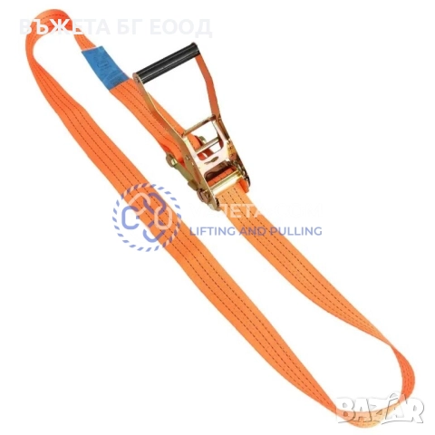 Укрепващи колани с тресчотка 5т/50мм и 35мм/3т до 25 метра, снимка 5 - Други машини и части - 33118299